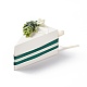 Kuchenförmige Hochzeitsbonbons aus Pappe als Geschenkboxen CON-E026-01A-4
