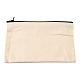 Bolsa de lápiz de lona en blanco diy craft bag X-ABAG-G009-D01-2