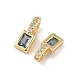 Латунные микро проложить кубического циркония подвески KK-Q039-04B-G-2