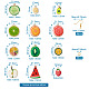 Kits de fabrication de boucles d'oreilles thème fruits bricolage DIY-PJ0001-05-8