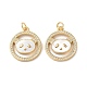 Латунные микро проложить кубического циркония подвески KK-B083-39A-G-1