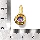 Латунные микро проложить кубического циркония подвески KK-F913-17G-4