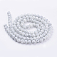 Chapelets de perles en verre peint par pulvérisation X-GLAD-S075-8mm-65-2