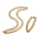 304 set di gioielli per bracciali e collane con catene barbazzale in acciaio inossidabile SJEW-I206-01G-2
