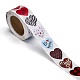 Heart Shaped Stickers Roll DIY-K027-A14-2
