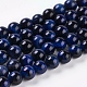 Natürlichen blauen Tigerauge Perlen Stränge X-G-G099-6mm-13-1