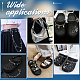 Pandahall elite 1 set alliage émail yin yang lien chaussure décoration chaîne FIND-PH0009-96-6