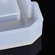 シェーカーモールド  シリコーン流砂型  レジン型  UVレジン用  エポキシ樹脂ジュエリー作り  ゲーム形状  ホワイト  57x57.5x12.5mm  内径：53.5x53.5mm X-DIY-I026-08-3