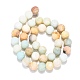 Brins de perles d'amazonite de fleurs naturelles G-G692-01F-10mm-3
