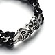 316 Stainless Steel Chain Bracelets BJEW-L519-29-3