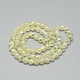 Brins de perles de verre transparent plaqué arc-en-ciel EGLA-R108-4mm-B04-3