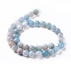 Chapelets de perles d'agate naturelle G-P434-09D-D-1
