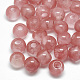 Cherry Quartz Glass Beads G-T092-14mm-16-1