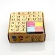 Алфавит деревянные наборы марок X-AJEW-A013-02-2