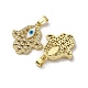Латунные микро проложить кубического циркония подвески KK-F903-06G-01-2