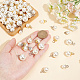 Arricraft 80 Uds. 8 colgantes de perlas de imitación de plástico abs de estilo FIND-AR0004-15-4