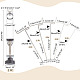 Aufzugsstangen-Set aus Edelstahl TOOL-WH0053-39-2
