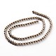 Non-magnetic Synthetic Hematite Beads Strands G-A140-17-3mm-2