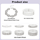 Anattasoul 8pcs 8 braccialetti di tennis del rhinestone di cristallo di stile messi BJEW-AN0001-48-2