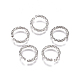 304 anillos de salto retorcidos de acero inoxidable STAS-G225-10P-04-1