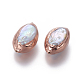 Perle coltivate d'acqua dolce perla naturale PEAR-F011-03RG-2
