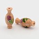 Handmade Lampwork 3D Vase with Flower Beads LAMP-L050-02-1