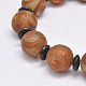 Natural & Dyed Agate Beads Stretch Bracelets BJEW-A107-11A-3