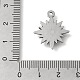 Подвески из нержавеющей стали 304 с защитой от потускнения STAS-Z092-01AS--08-3