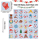 36Pcs 36 Styles Christmas PET Plastic Hollow Out Drawing Painting Stencils Templates DIY-WH0349-66-2