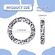 5 anello perline in silicone ecologico per uso alimentare JX894O-2