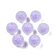 Frosted Acrylic Enamel Beads FACR-G005-02A-3