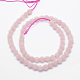 Chapelets de perles en quartz rose naturel X-G-K194-8mm-06-2