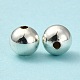 Umweltfreundliche glatte runde Perlen aus Messing X-KK-D322-G-6mm-S-RS-2