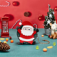 Kit portamonete da cucire in similpelle a tema natalizio DIY-WH0033-58C-5