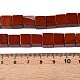 Натуральные красные яшмы бусы пряди G-T139-8x8-12A-5