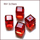 Abalorios de cristal austriaco de imitación SWAR-F074-6x6mm-06-1