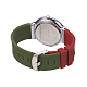 シリコン腕時計  合金の腕時計ヘッド付き  ファイヤーブリック  240x20mm WACH-P009-01P-02-2