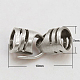 Brass S-Hook Clasps KK-E270-18x7mm-N-NR-1