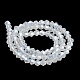 Chapelets de perles en verre électroplaqué d'imitation jade GLAA-F029-J4mm-C05-2