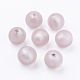 Perles en verre d'argent feuille manuelles D388-18mm-29-1