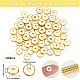 Латунные бусины KK-BBC0021-17F-2