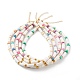 Polymer Clay Heishi Beaded Necklaces NJEW-JN03504-1