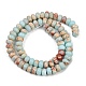 Синтетические бусины пряди аква терра яшма G-P237-03-5