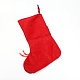 クリスマスソックスギフトバッグ  クリスマスデコレーション用  サンタへの単語の手紙  カラフル  53x26x0.7cm HJEW-SZC0002-06B-2