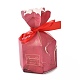 紙菓子箱  ジュエリーキャンディー結婚披露宴ギフト包装  リボン付き  六角形の花瓶  大理石模様  7.25x7.2x13.1cm CON-B005-11A-1
