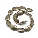 Oval Natural Pyrite Beads Strands G-I126-19-25x18mm-2