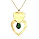 Fashion Brass Pendant Necklaces NJEW-BB23109-1