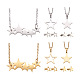 Kissitty 4 set 4 estilo conjunto de joyas con collar de 1 piezas SJEW-KS0001-02-1