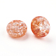 Perles en acrylique transparentes craquelées MACR-E025-30-3