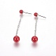 (Jewelry Parties Factory Sale)Brass Pendants and Dangle Earrings Sets SJEW-F189-23A-P-2